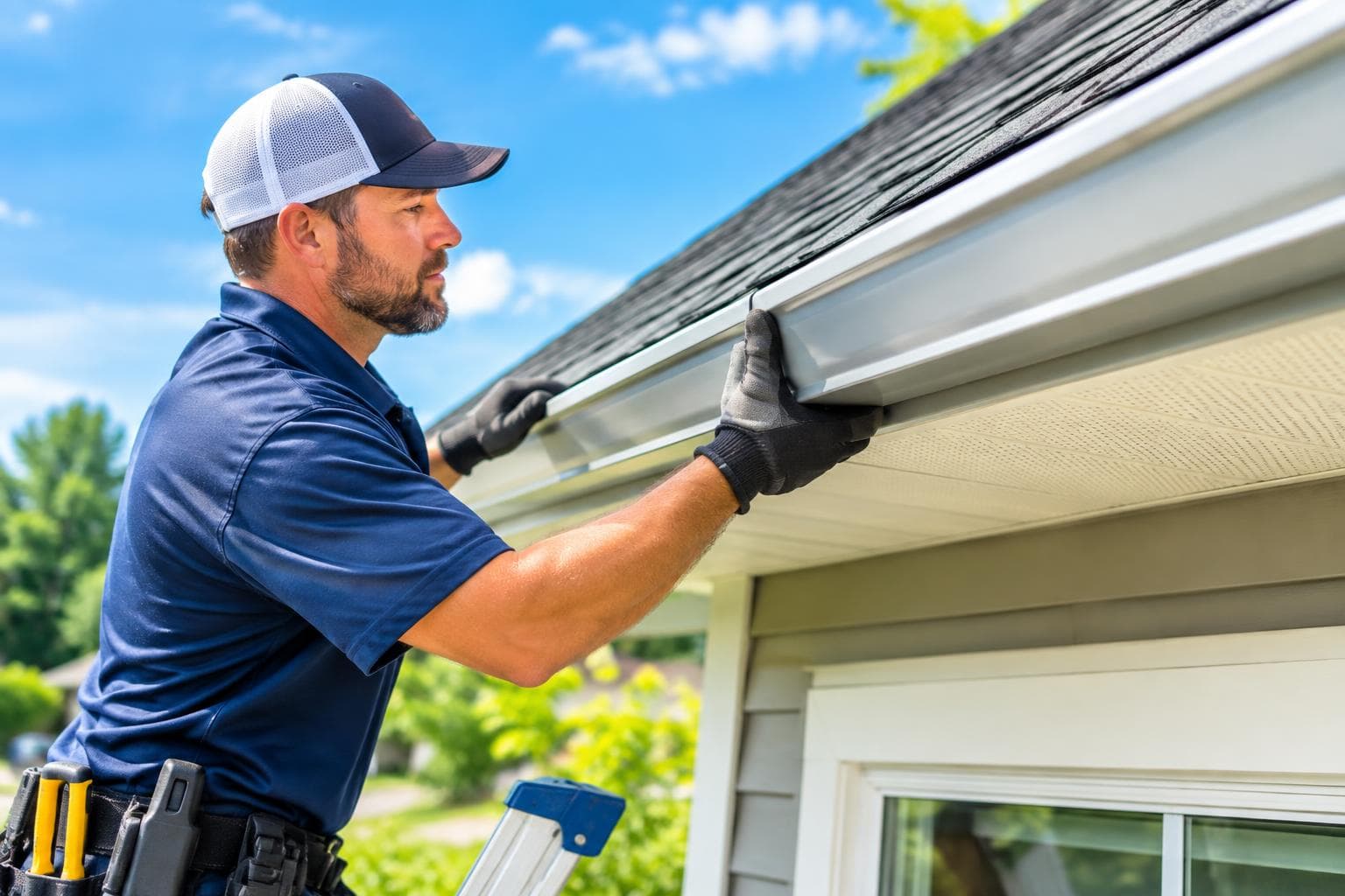 Seamless Gutter installation